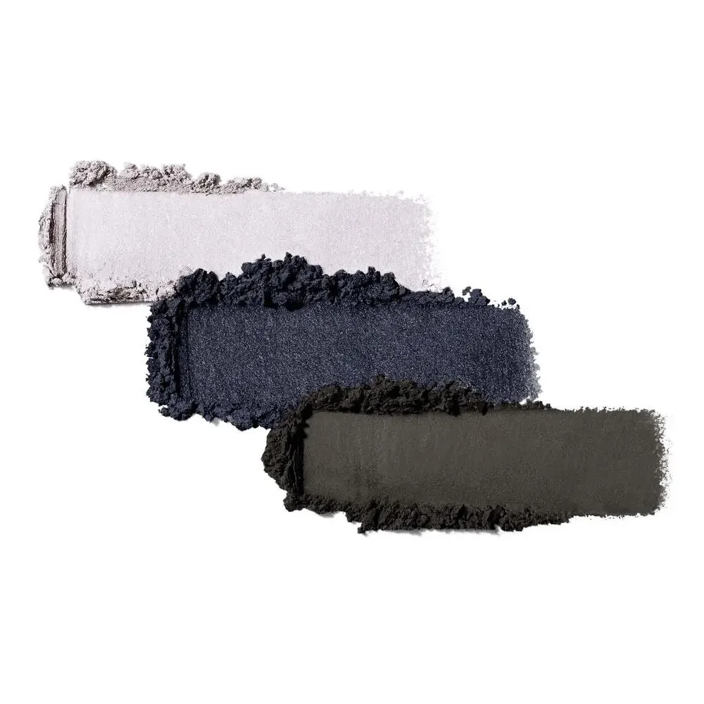 Jane Iredale PurePressed Eye Shadow Triple – Blue Hour – Grey Deep Blue Charcoal